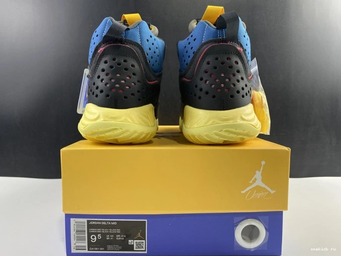 Chep Onekick UNION JORDAN DELTA X LA 'OFF MID NOIR' DA1951-001 0807